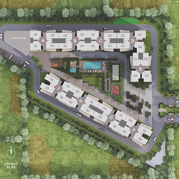ORCHID PICCADILLY 2.5 BHK 1371sqft
